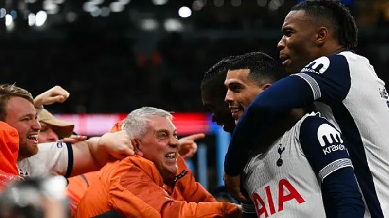 ম্যানসিটির জালে টটেনহ্যামের ৪ গোল